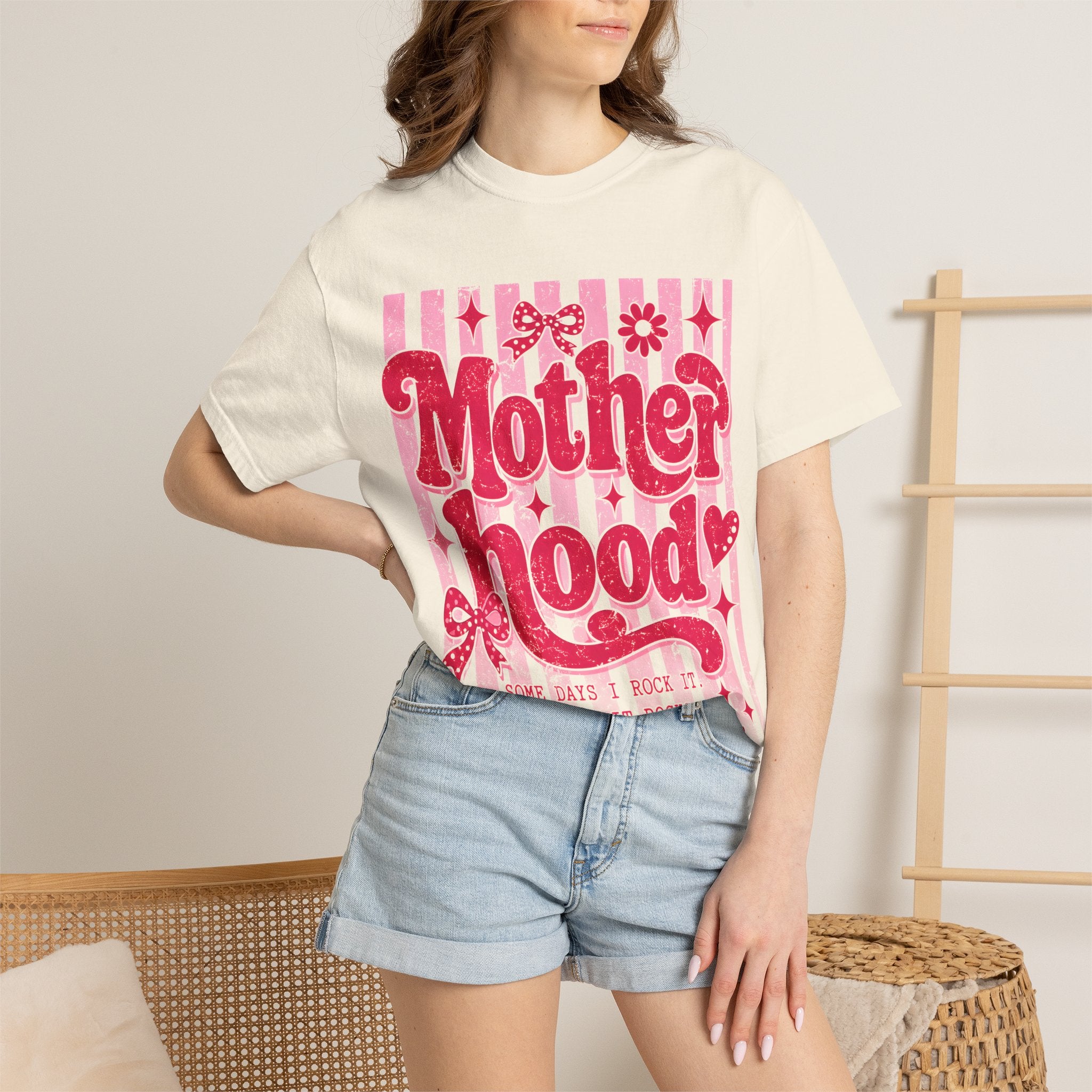 Motherhood Retro Graphic T-Shirt