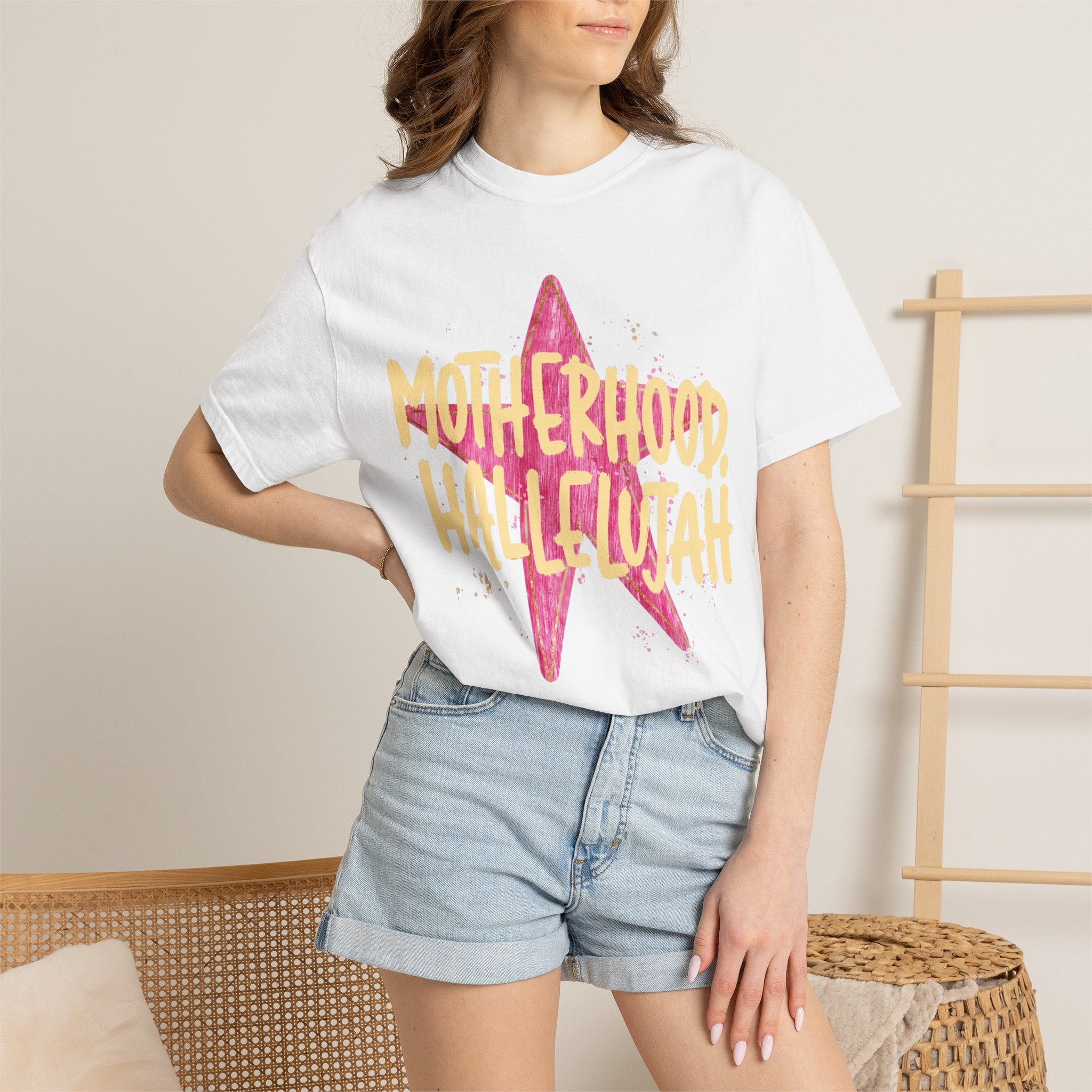Motherhood Hallelujah T-Shirt — Inspirational Mom Graphic Tee