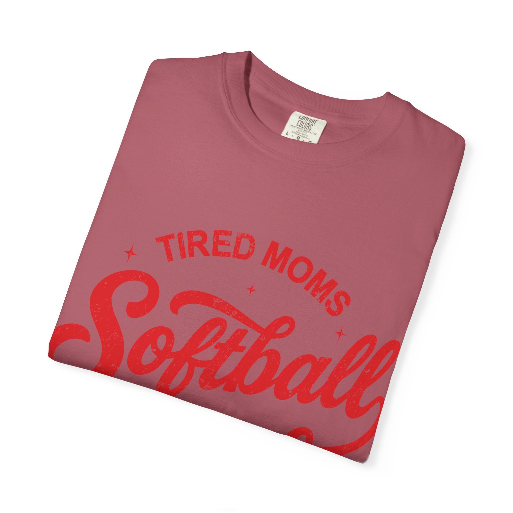 Tired Moms Softball Graphic T-shirt