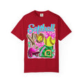 Neon Softball Design Graphic T-Shirt