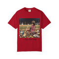 I Live Here Now at Baseball Field Graphic T-shirt