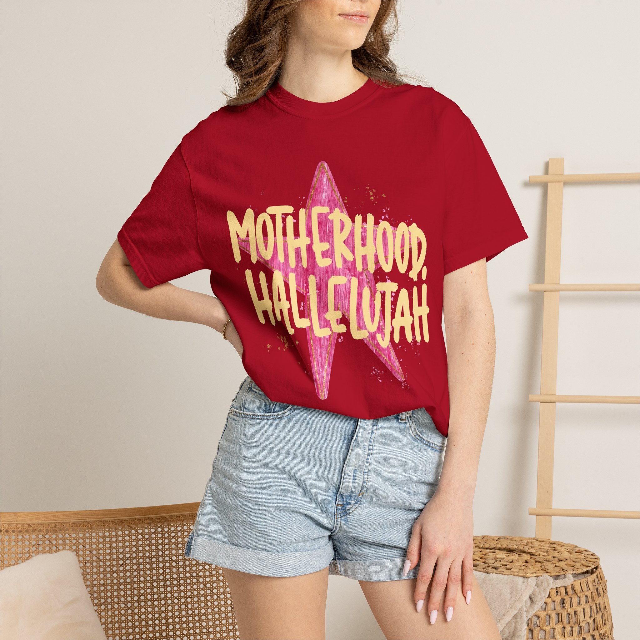 Motherhood Hallelujah T-Shirt — Inspirational Mom Graphic Tee