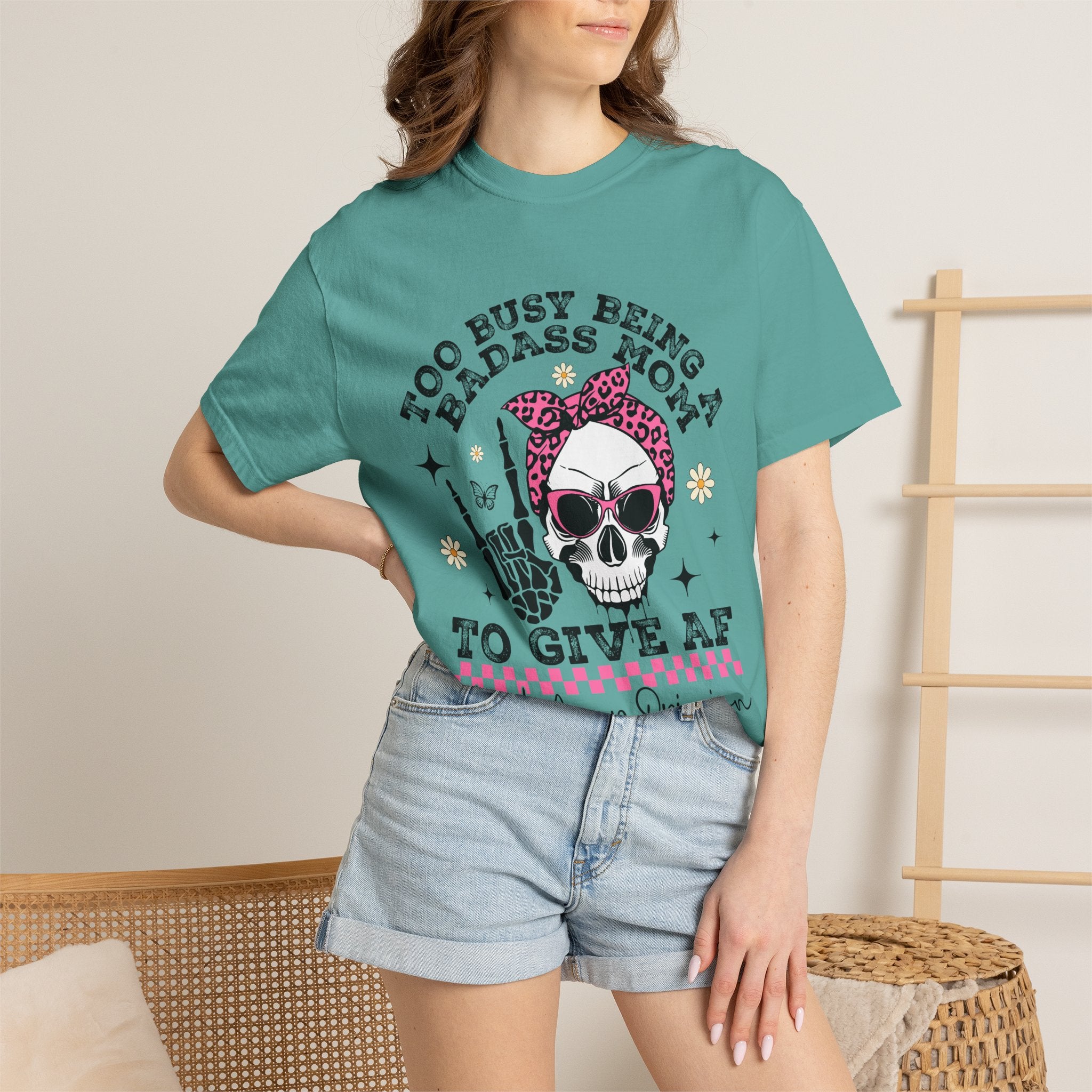 Badass Mom Skull T-Shirt