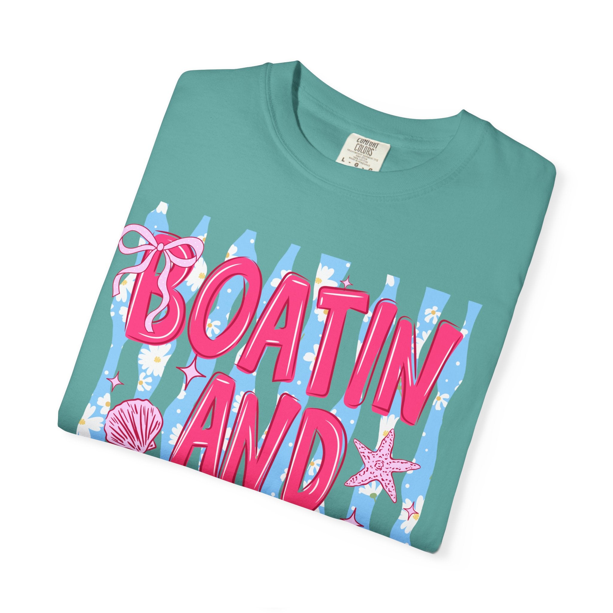 Boatin' and Floatin' Beach T-Shirt