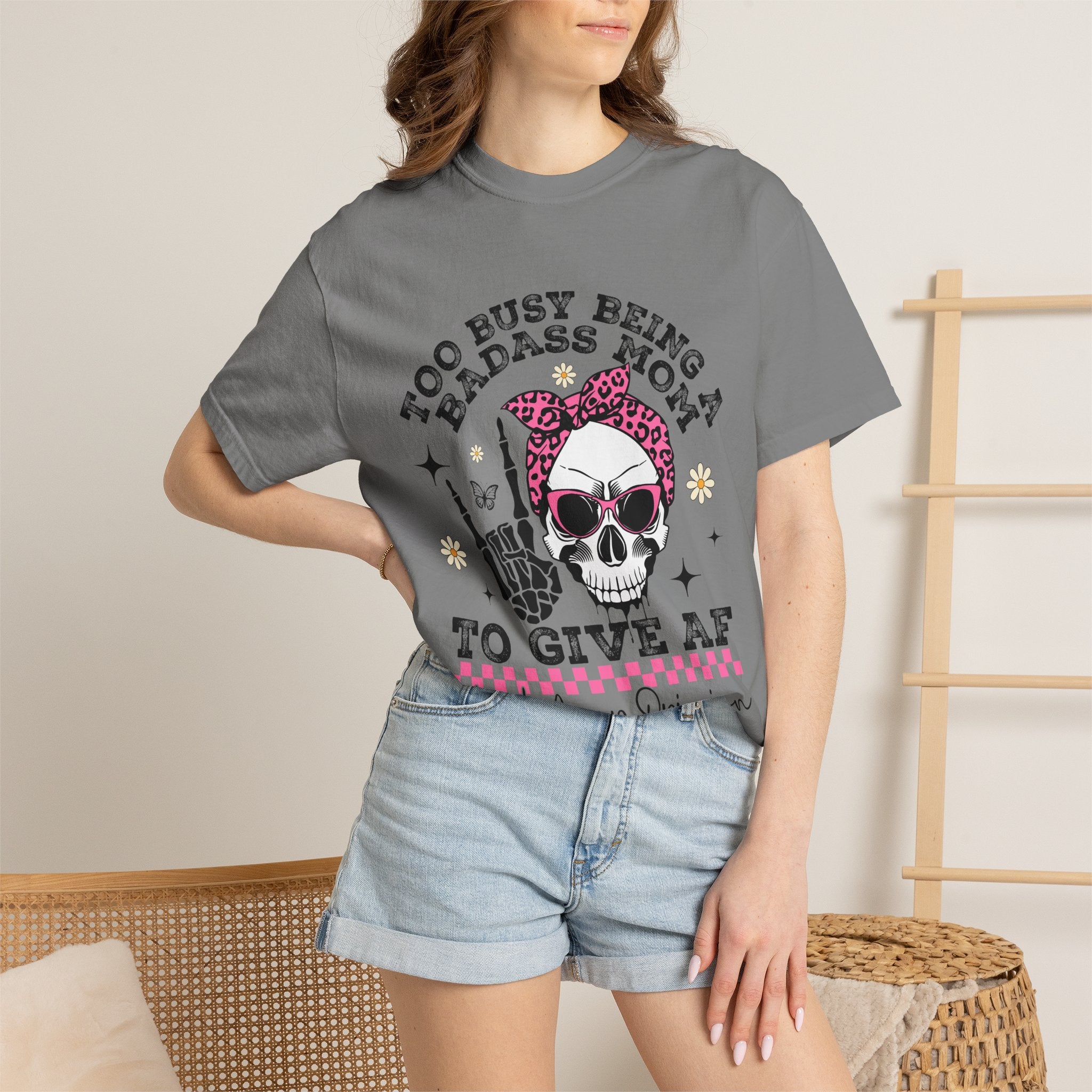 Badass Mom Skull T-Shirt