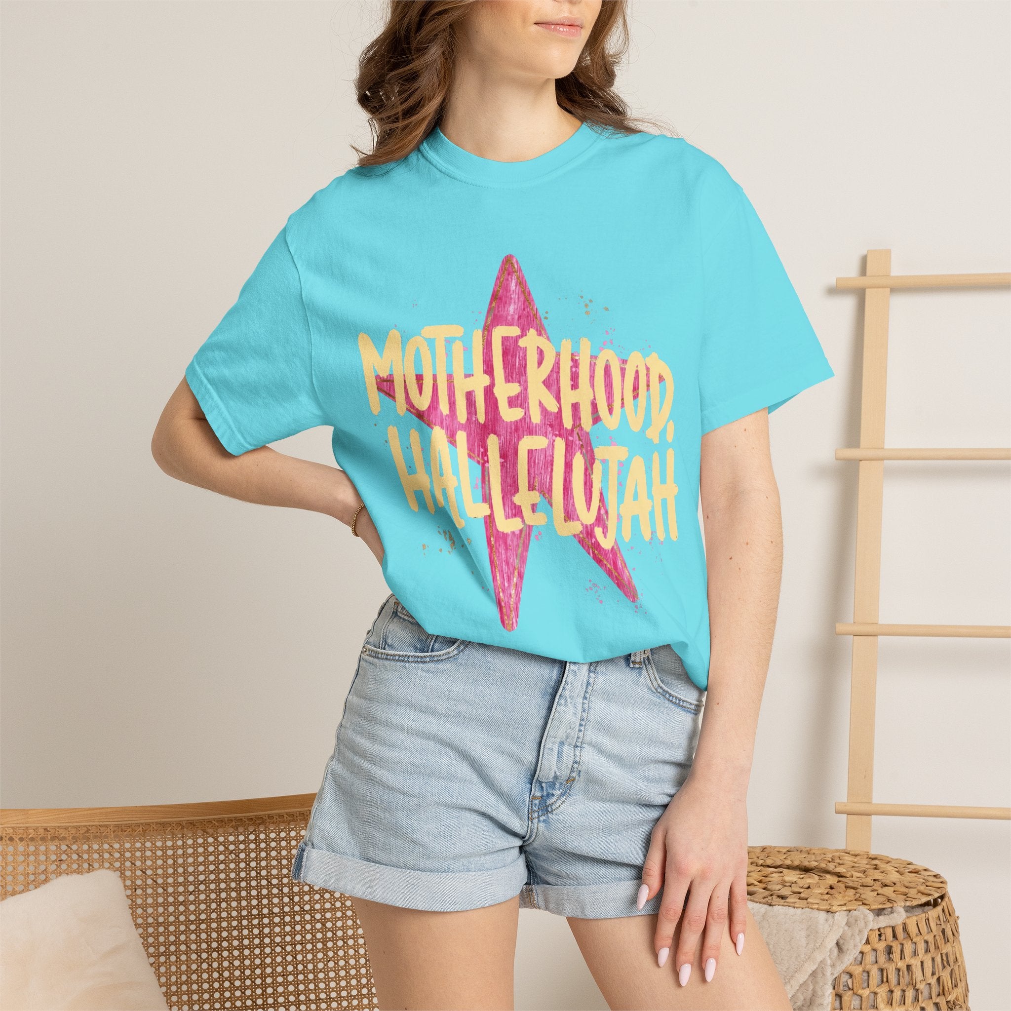 Motherhood Hallelujah T-Shirt — Inspirational Mom Graphic Tee