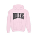 Youth Hoodie - 'INDIANS' Varsity Style Pullover