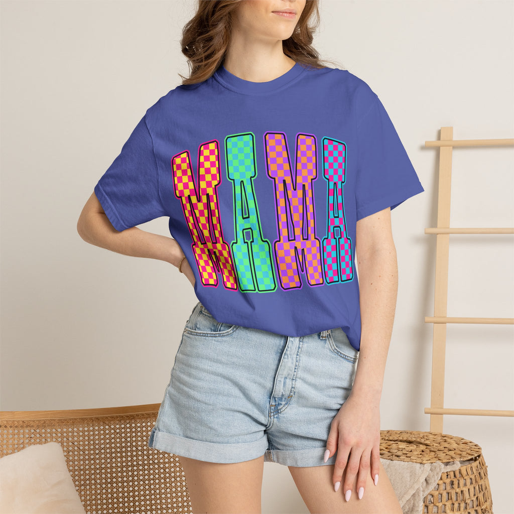 Mama Colorblock Graphic Tee