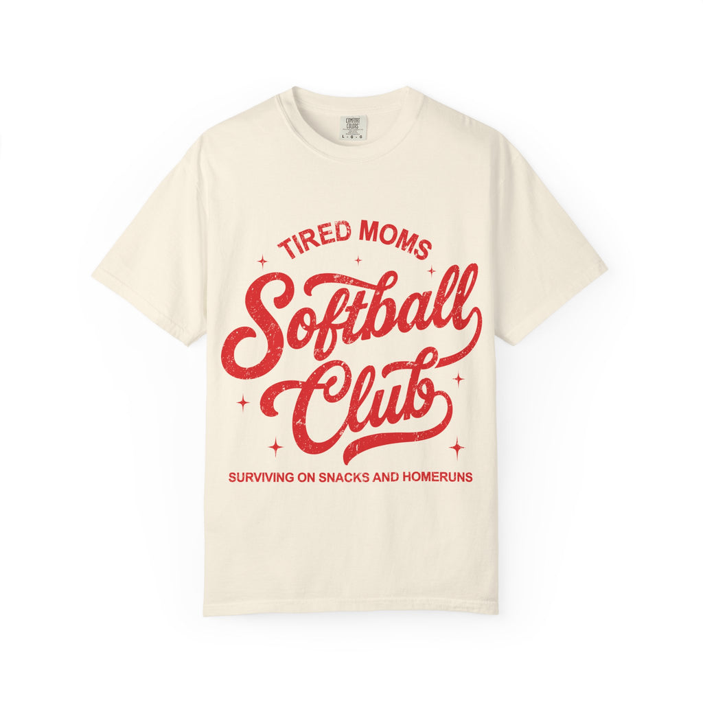 Tired Moms Softball Graphic T-shirt