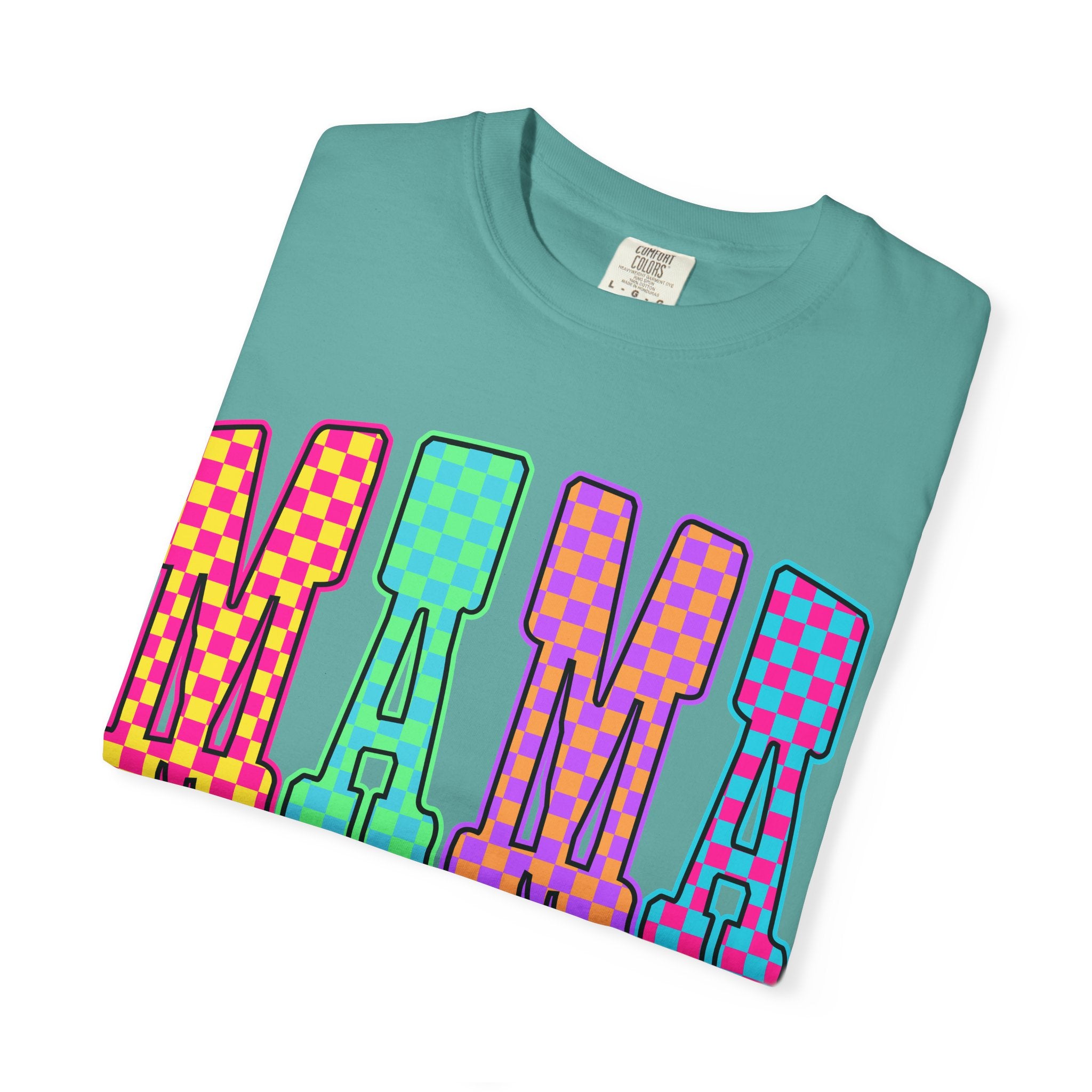 Mama Colorblock Graphic Tee