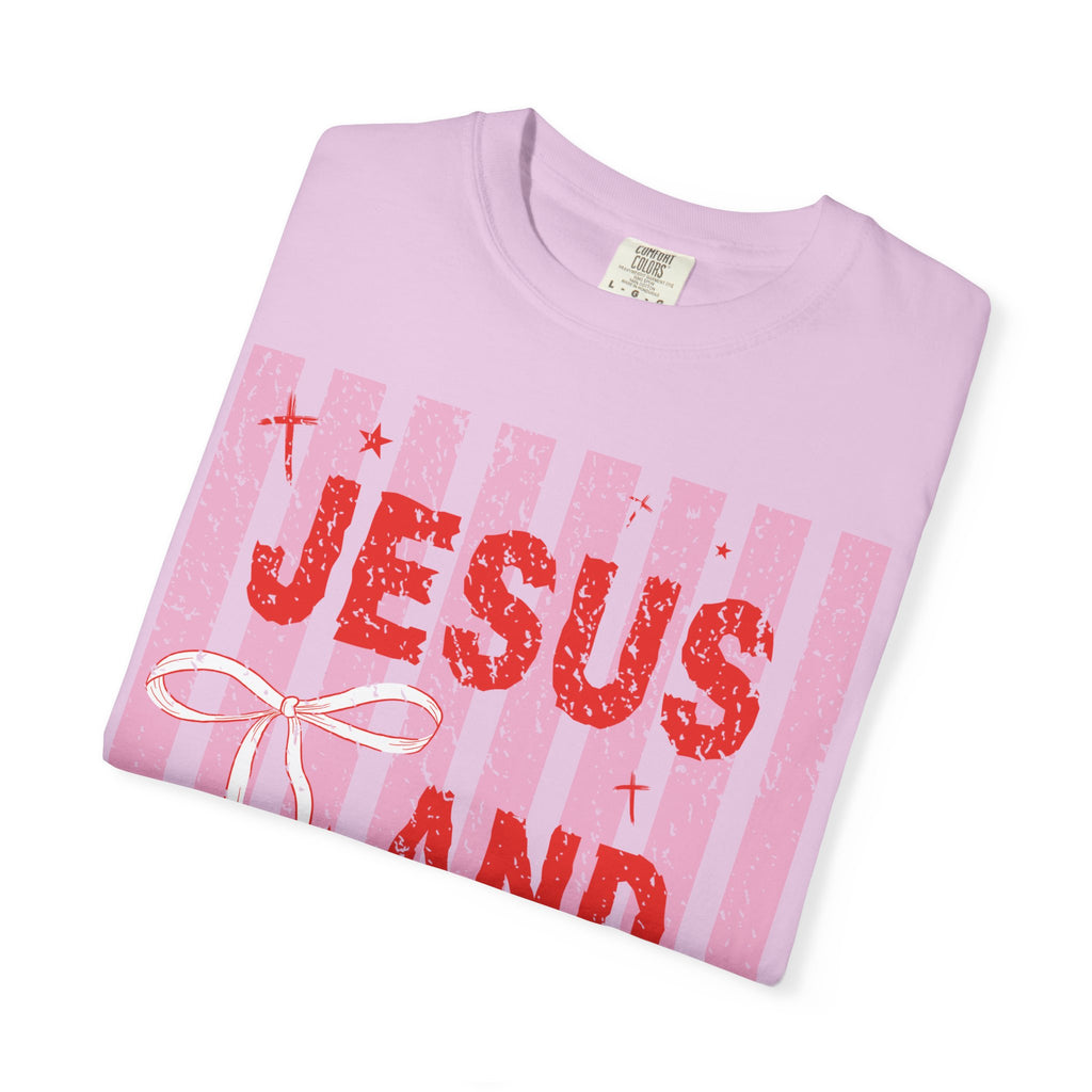 Jesus and Softball Graphic T-shirt