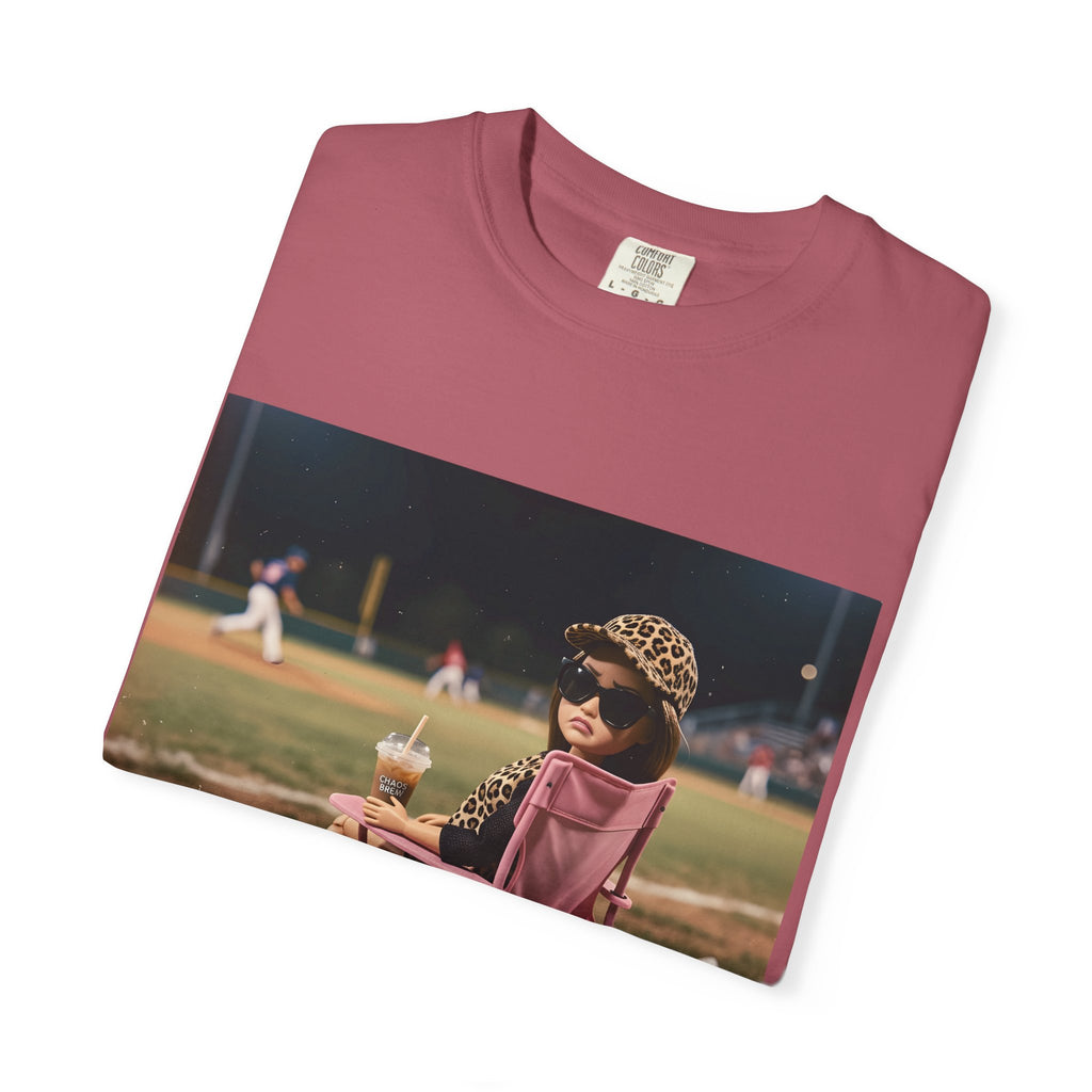I Live Here Now at Baseball Field Graphic T-shirt