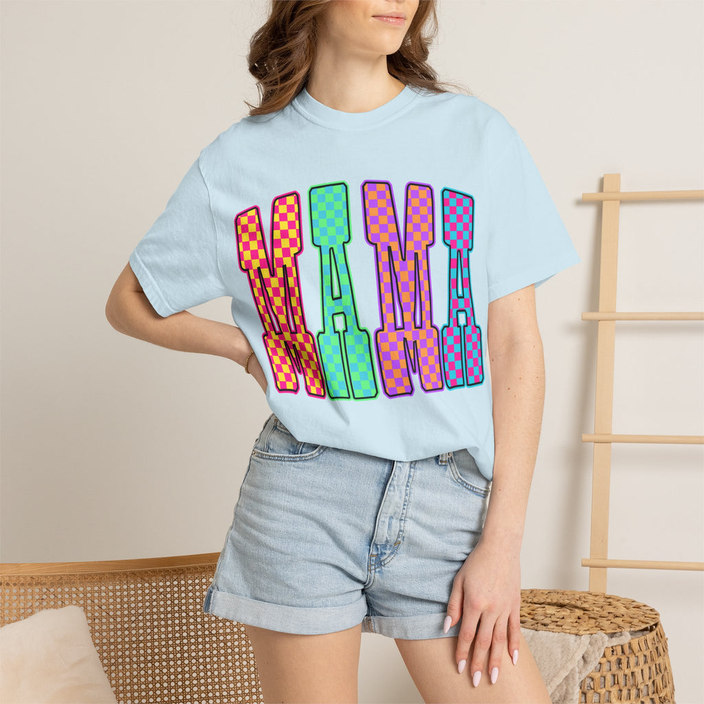 Mama Colorblock Graphic Tee
