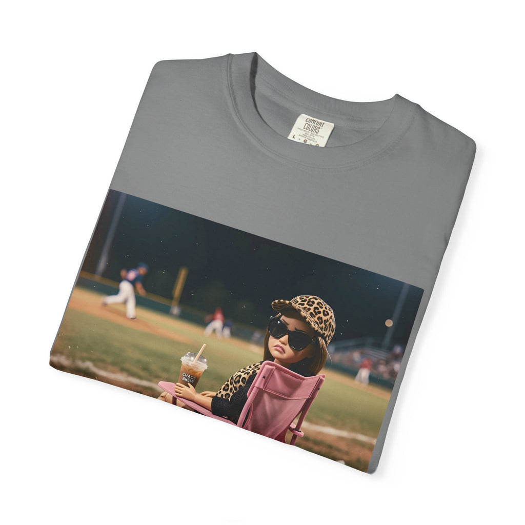 I Live Here Now at Baseball Field Graphic T-shirt