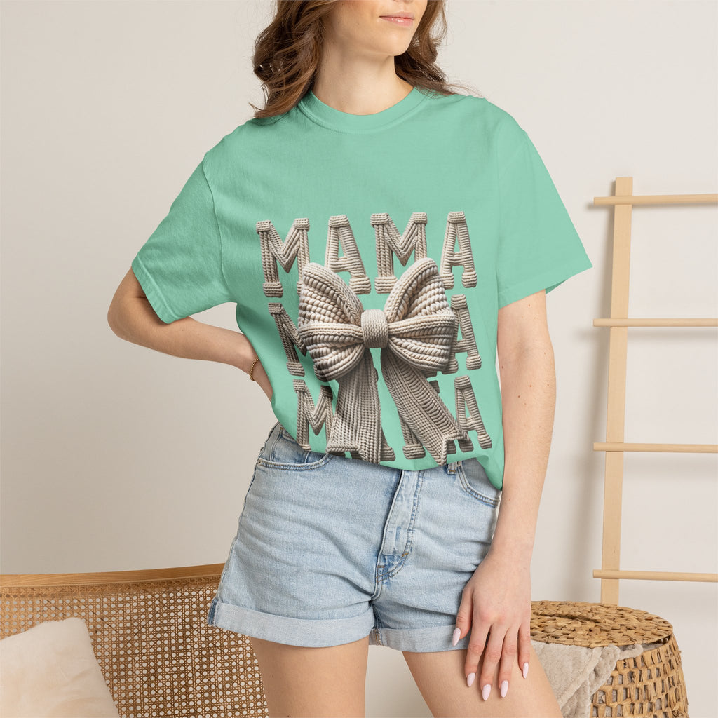 Cozy Knit Bow Mother's Day Tee