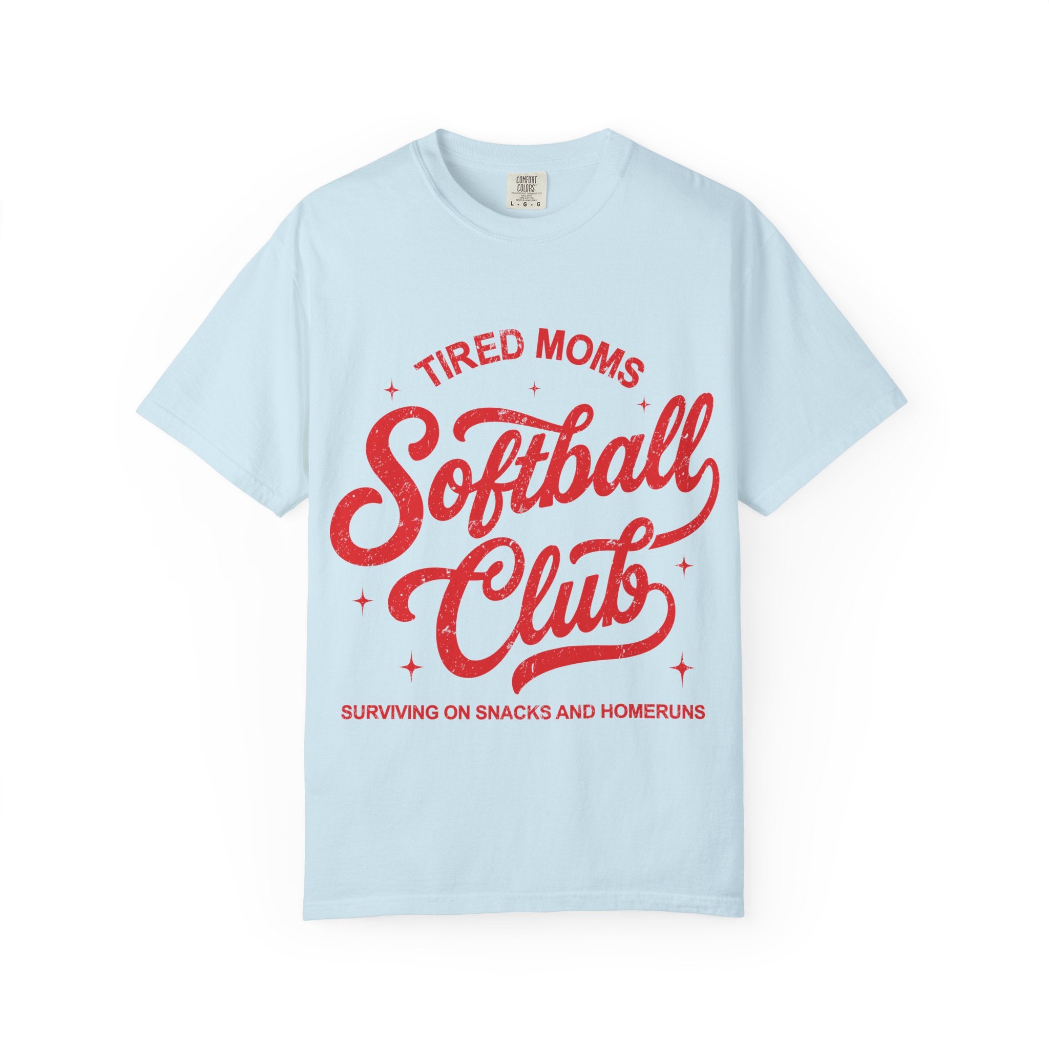 Tired Moms Softball Graphic T-shirt