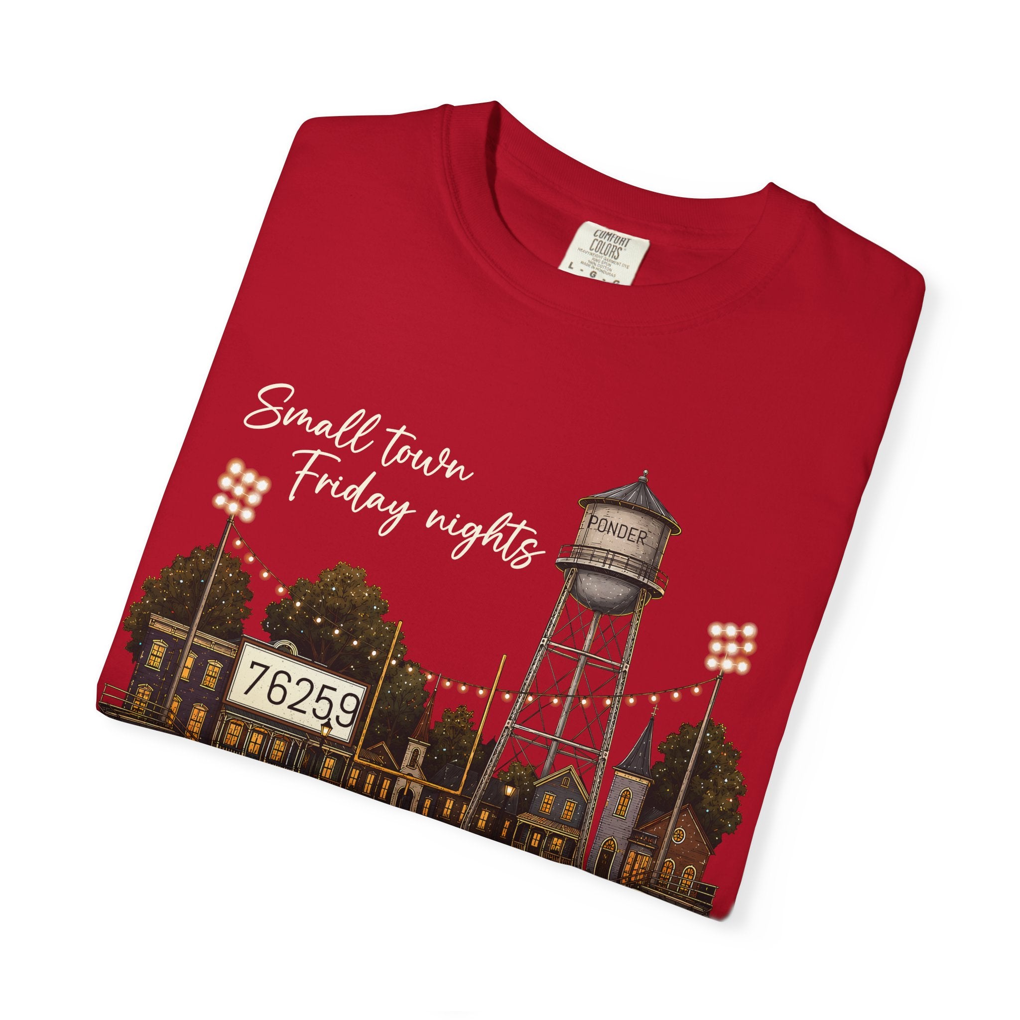 Friday Nights Small Town Football T-Shirt- Ponder