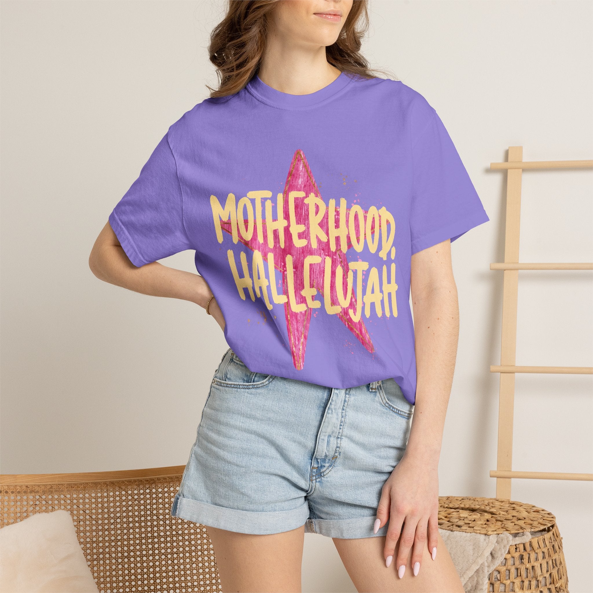 Motherhood Hallelujah T-Shirt — Inspirational Mom Graphic Tee