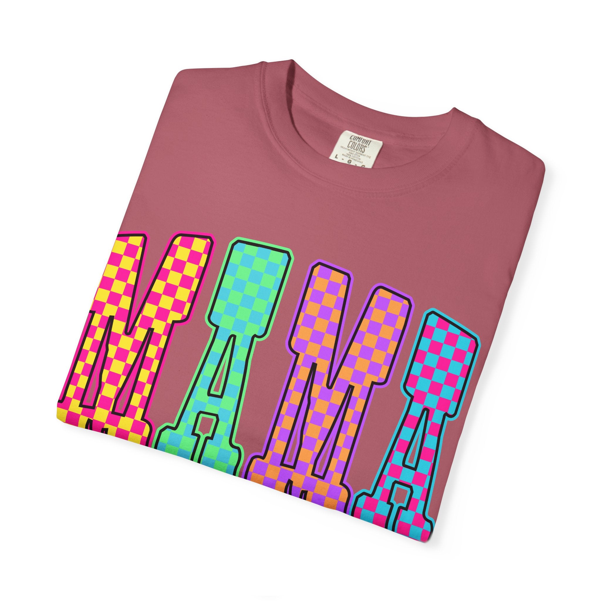 Mama Colorblock Graphic Tee