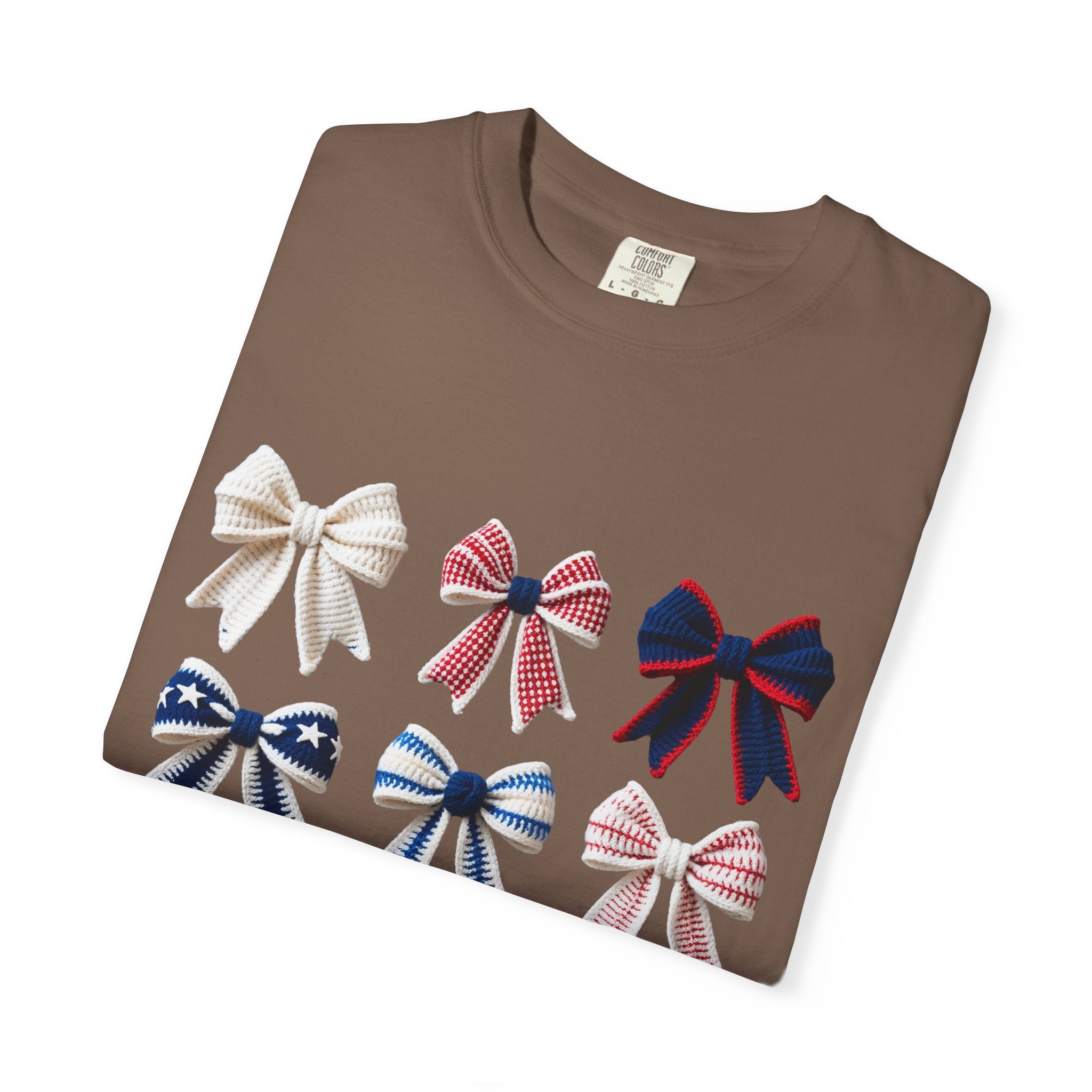 Bow Grid Graphic T-Shirt