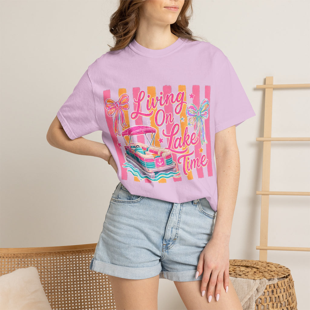 Living On Lake Time T-Shirt