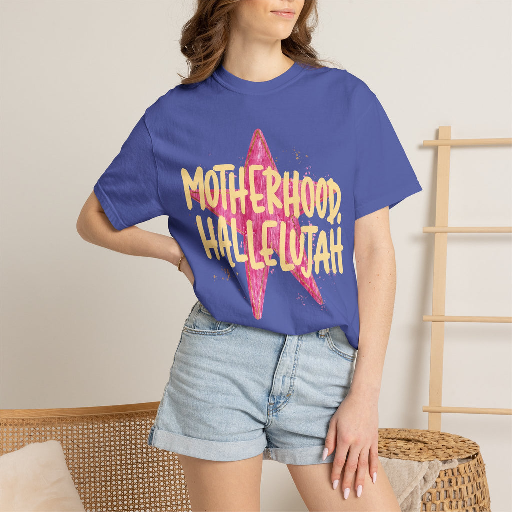 Motherhood Hallelujah T-Shirt — Inspirational Mom Graphic Tee