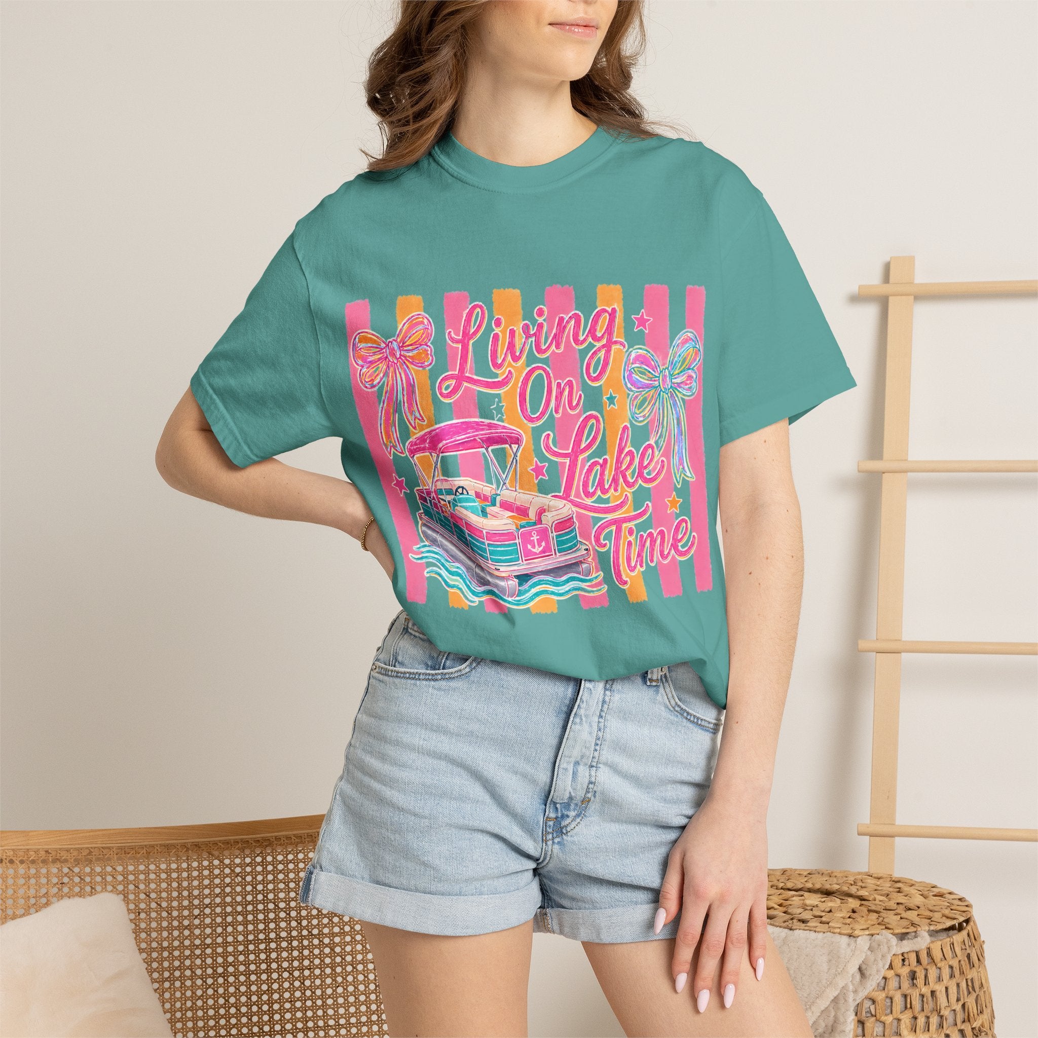 Living On Lake Time T-Shirt