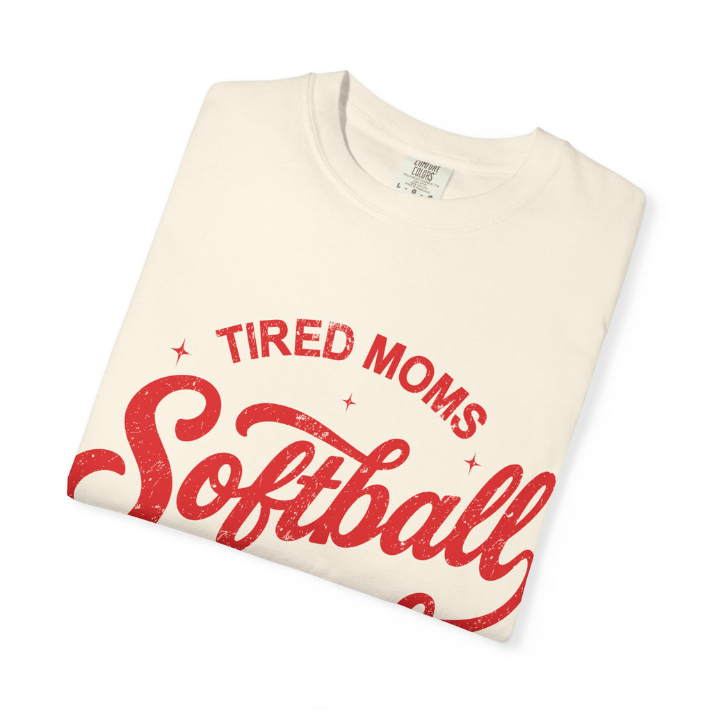 Tired Moms Softball Graphic T-shirt