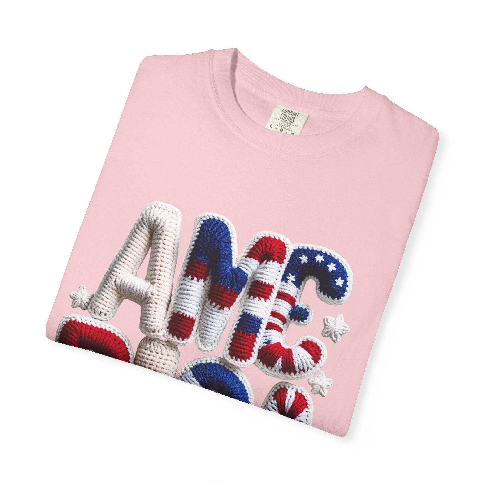 America Puffy Flag Graphic T-Shirt