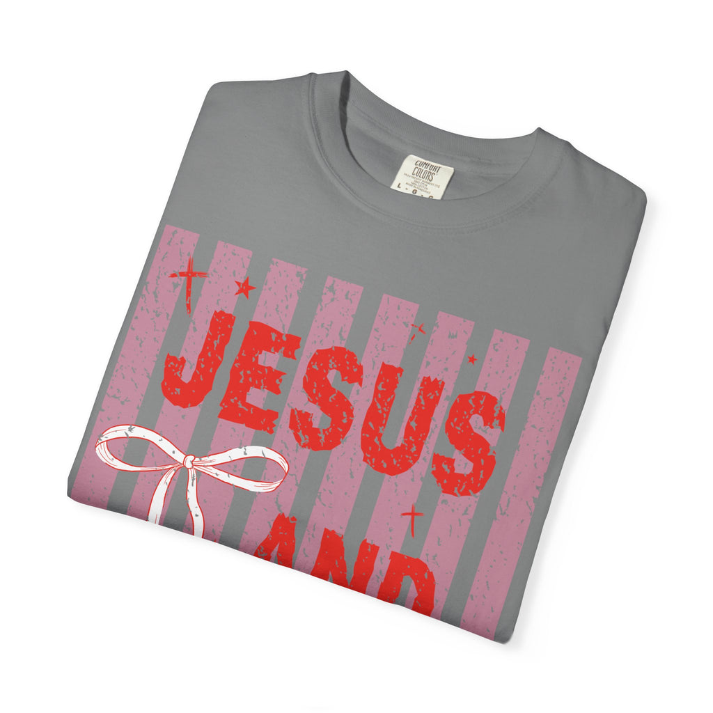 Jesus and Softball Graphic T-shirt