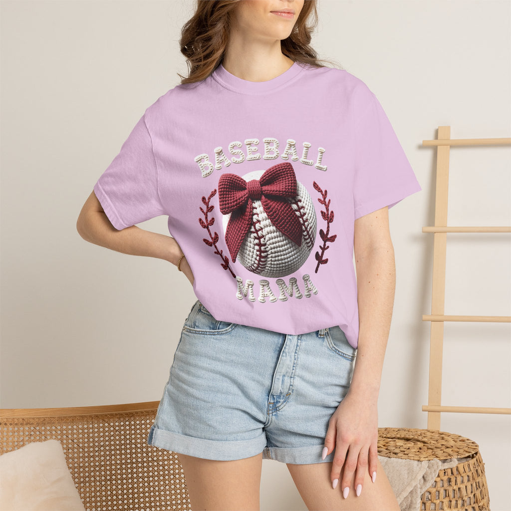 Bow Baseball Mom Tee