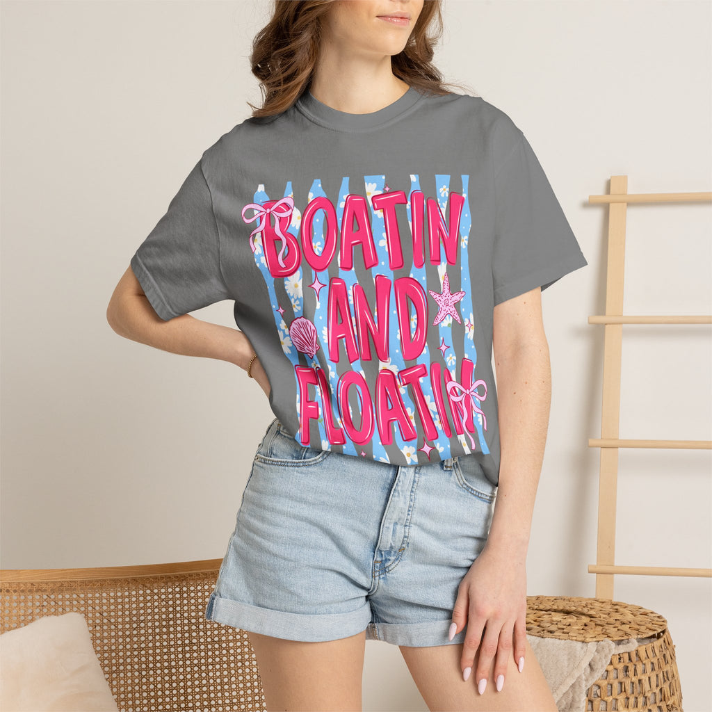 Boatin' and Floatin' Beach T-Shirt