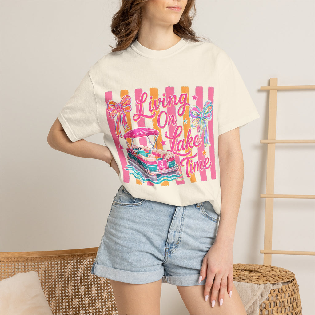 Living On Lake Time T-Shirt