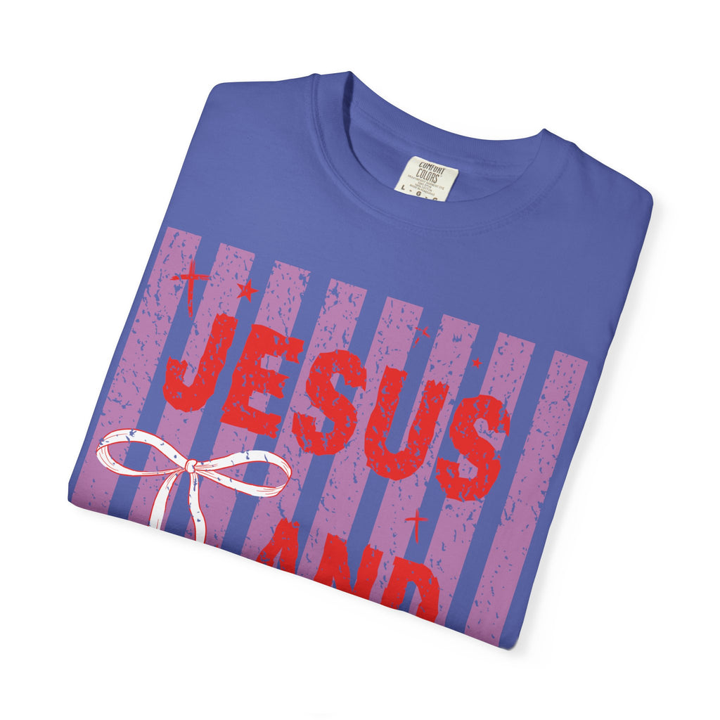 Jesus and Softball Graphic T-shirt