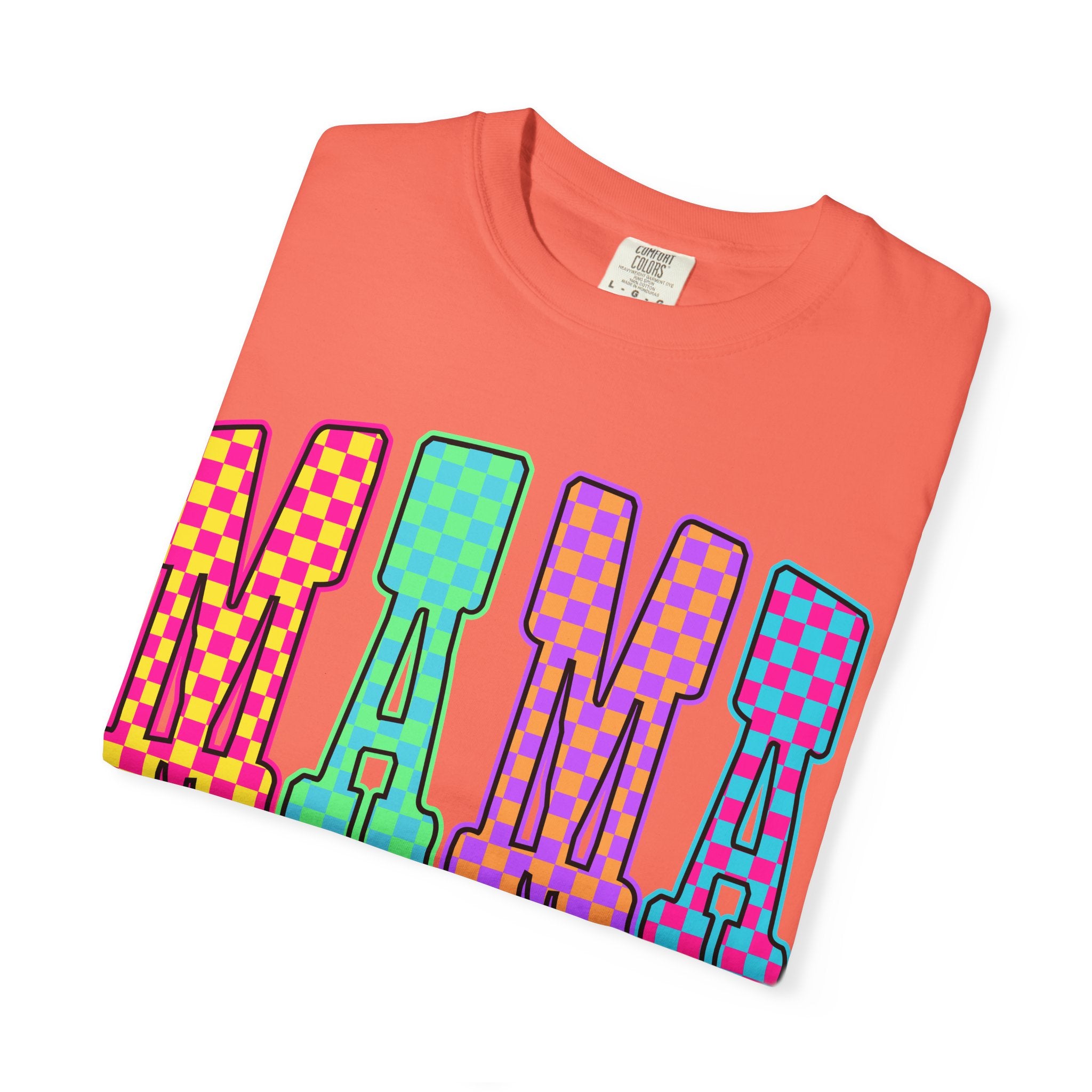 Mama Colorblock Graphic Tee