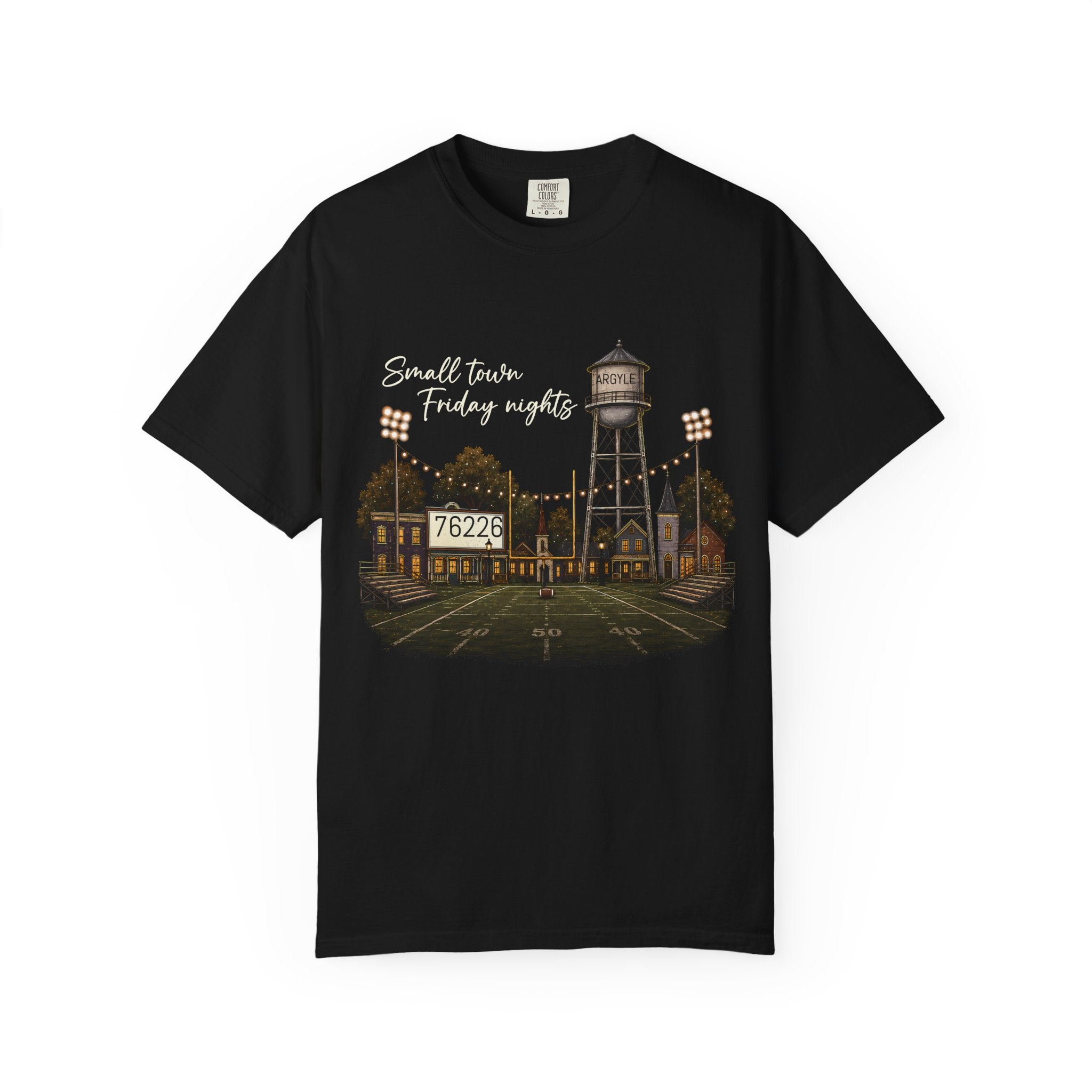 Small Town Friday Nights T-Shirt-Argyle