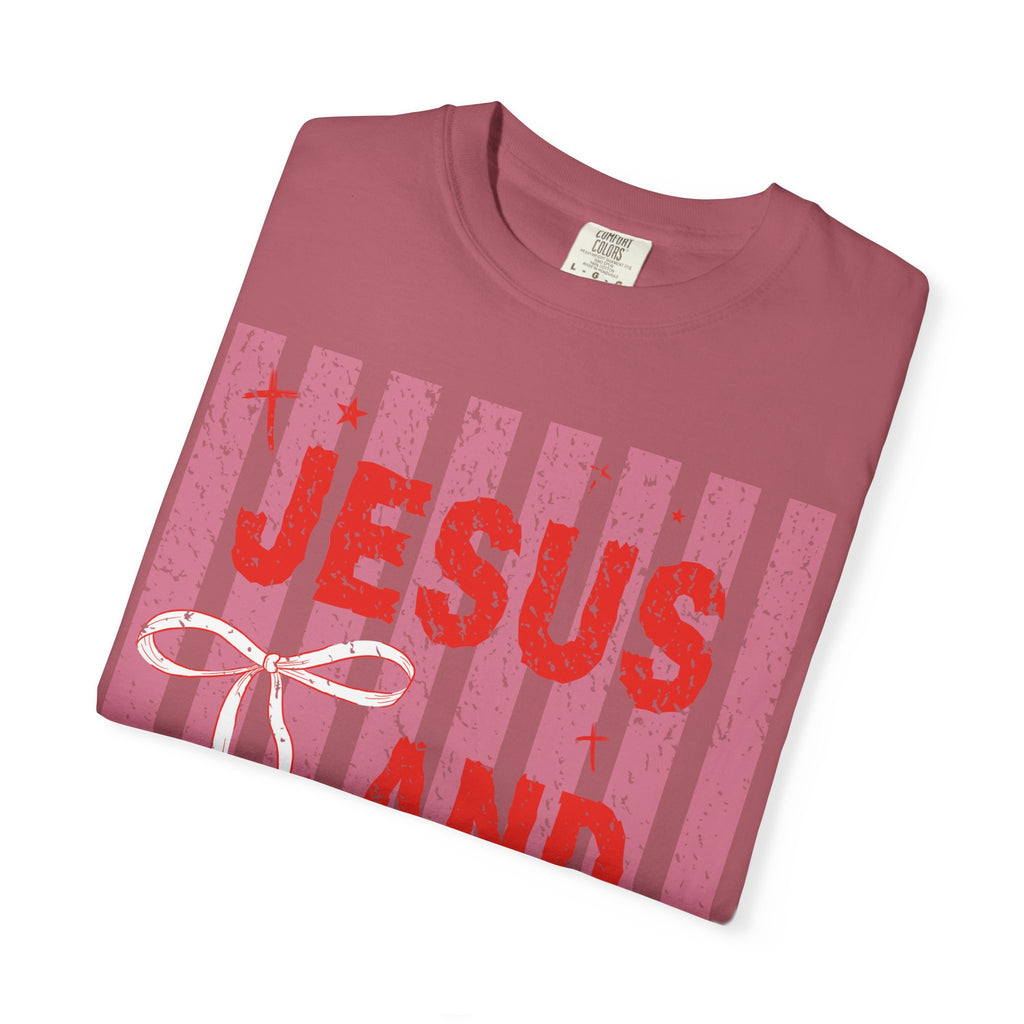 Jesus and Softball Graphic T-shirt