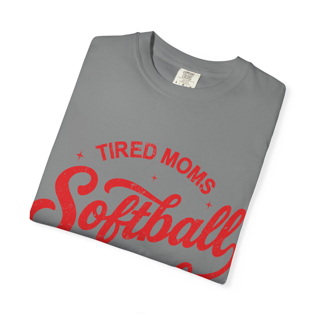 Tired Moms Softball Graphic T-shirt