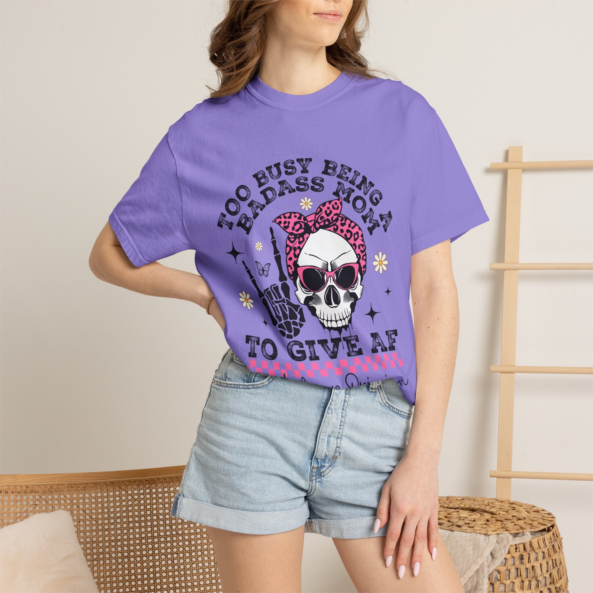 Badass Mom Skull T-Shirt