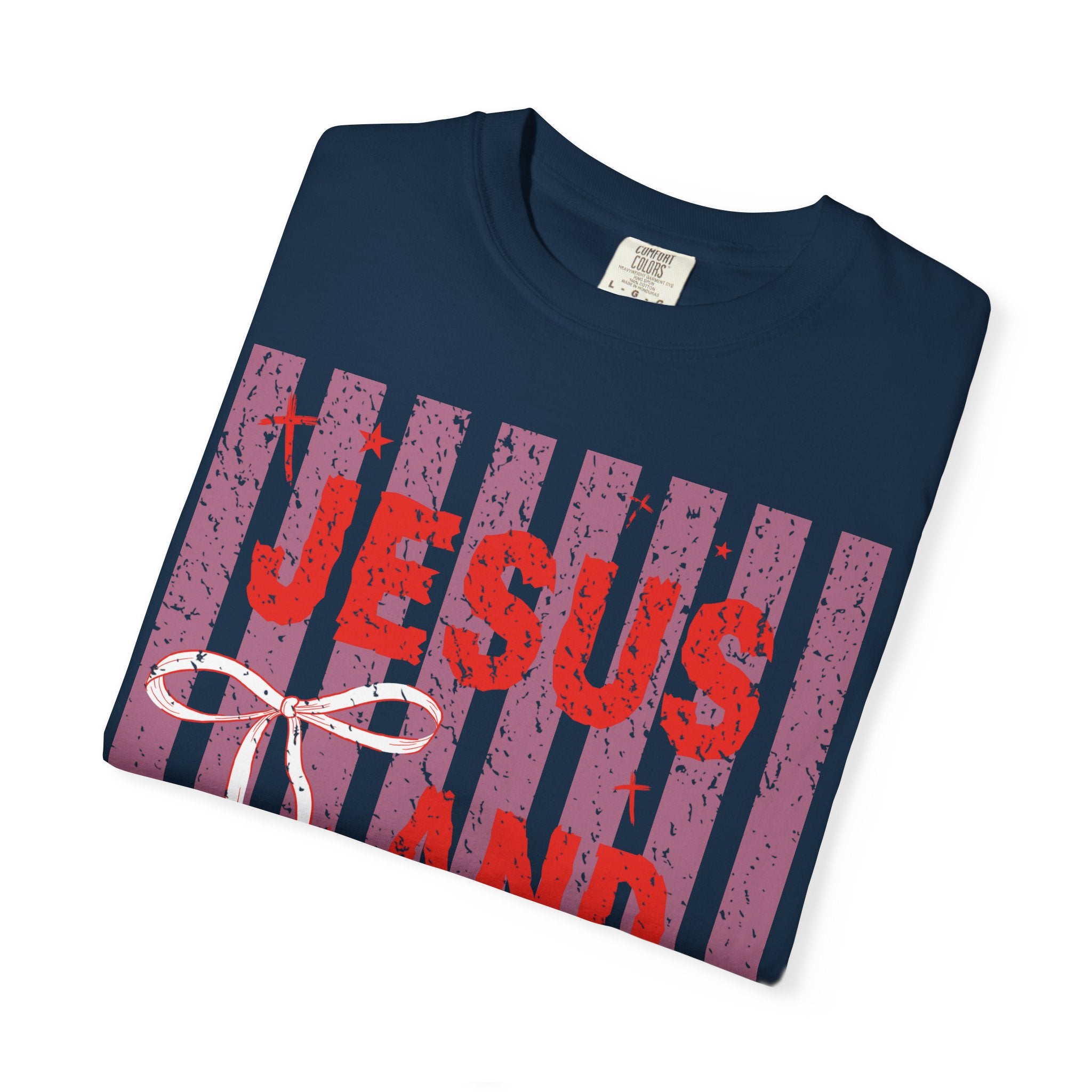 Jesus and Softball Graphic T-shirt
