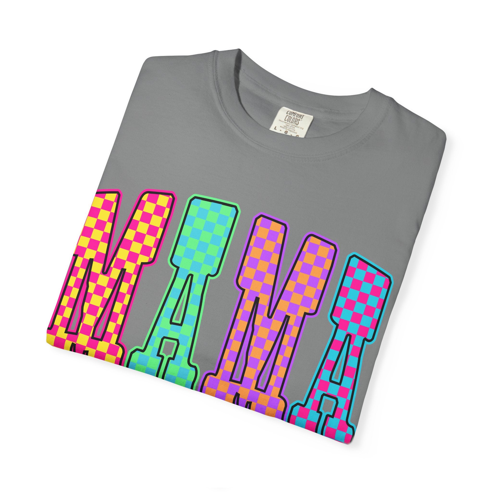 Mama Colorblock Graphic Tee