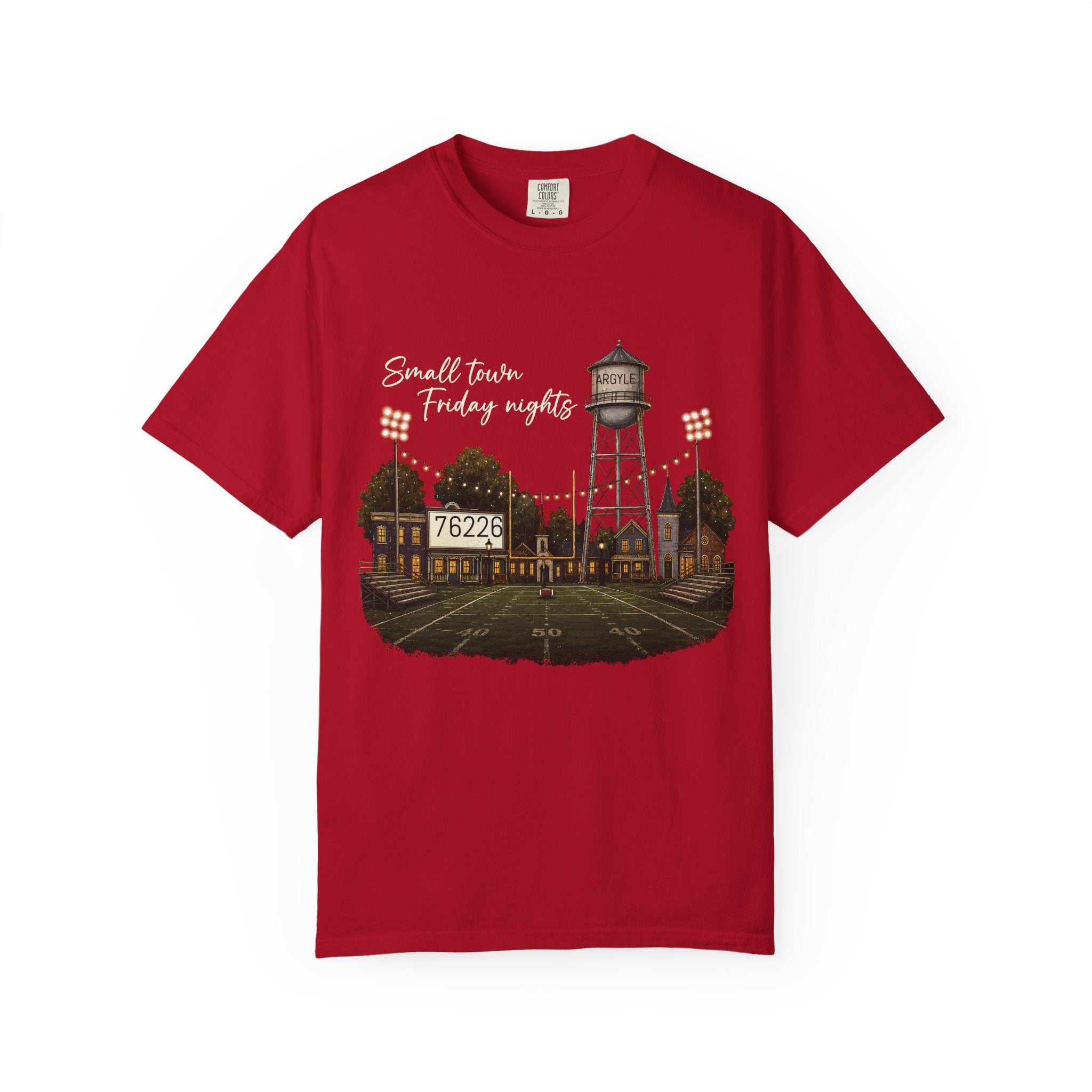 Small Town Friday Nights T-Shirt-Argyle