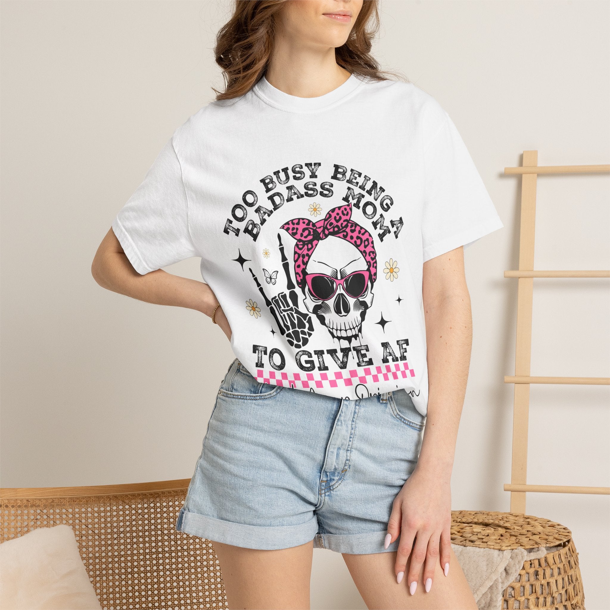 Badass Mom Skull T-Shirt