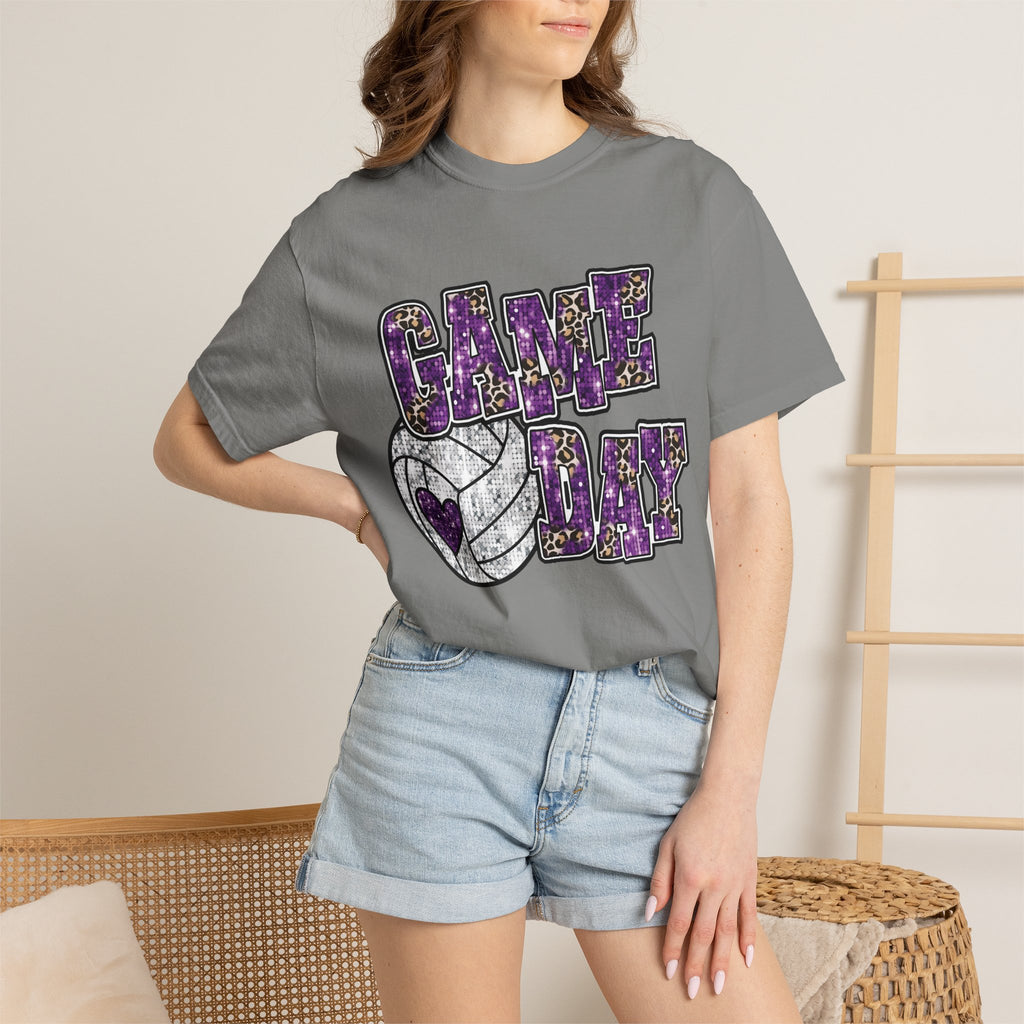 Game Day Volleyball T-Shirt — Purple Heart Athletic Tee