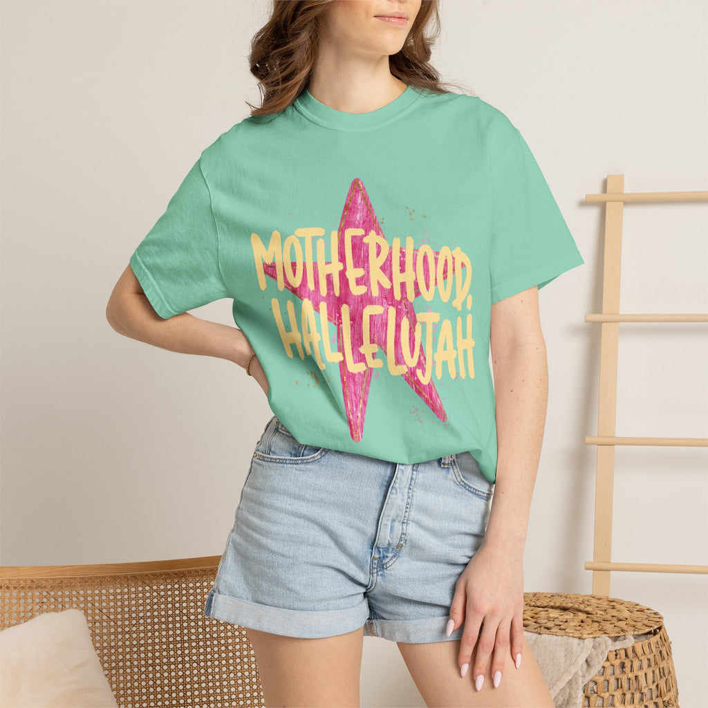 Motherhood Hallelujah T-Shirt — Inspirational Mom Graphic Tee
