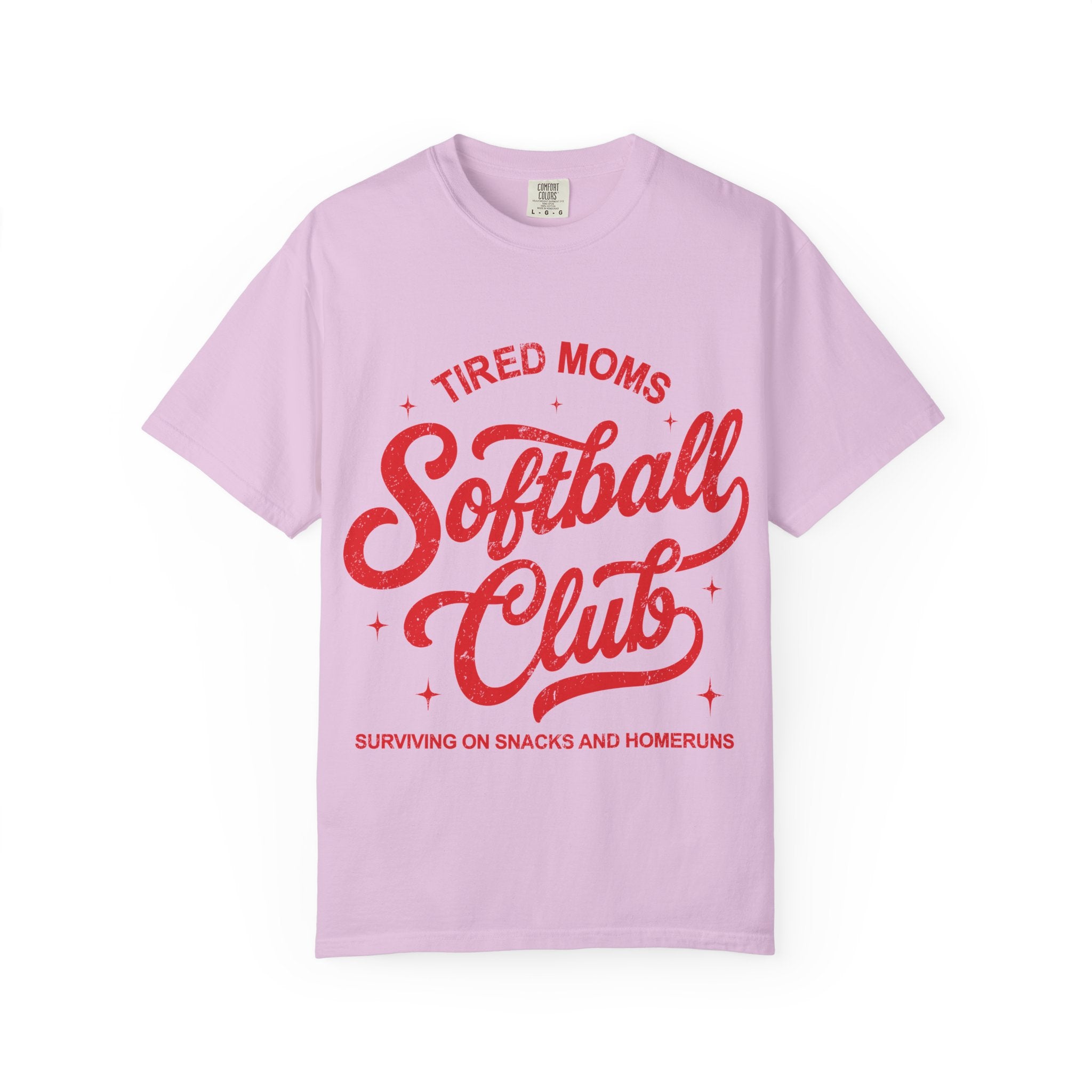 Tired Moms Softball Graphic T-shirt