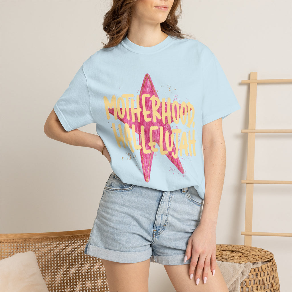 Motherhood Hallelujah T-Shirt — Inspirational Mom Graphic Tee