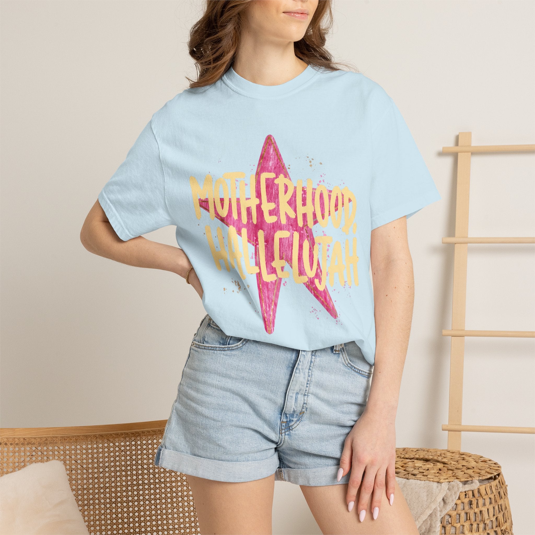 Motherhood Hallelujah T-Shirt — Inspirational Mom Graphic Tee