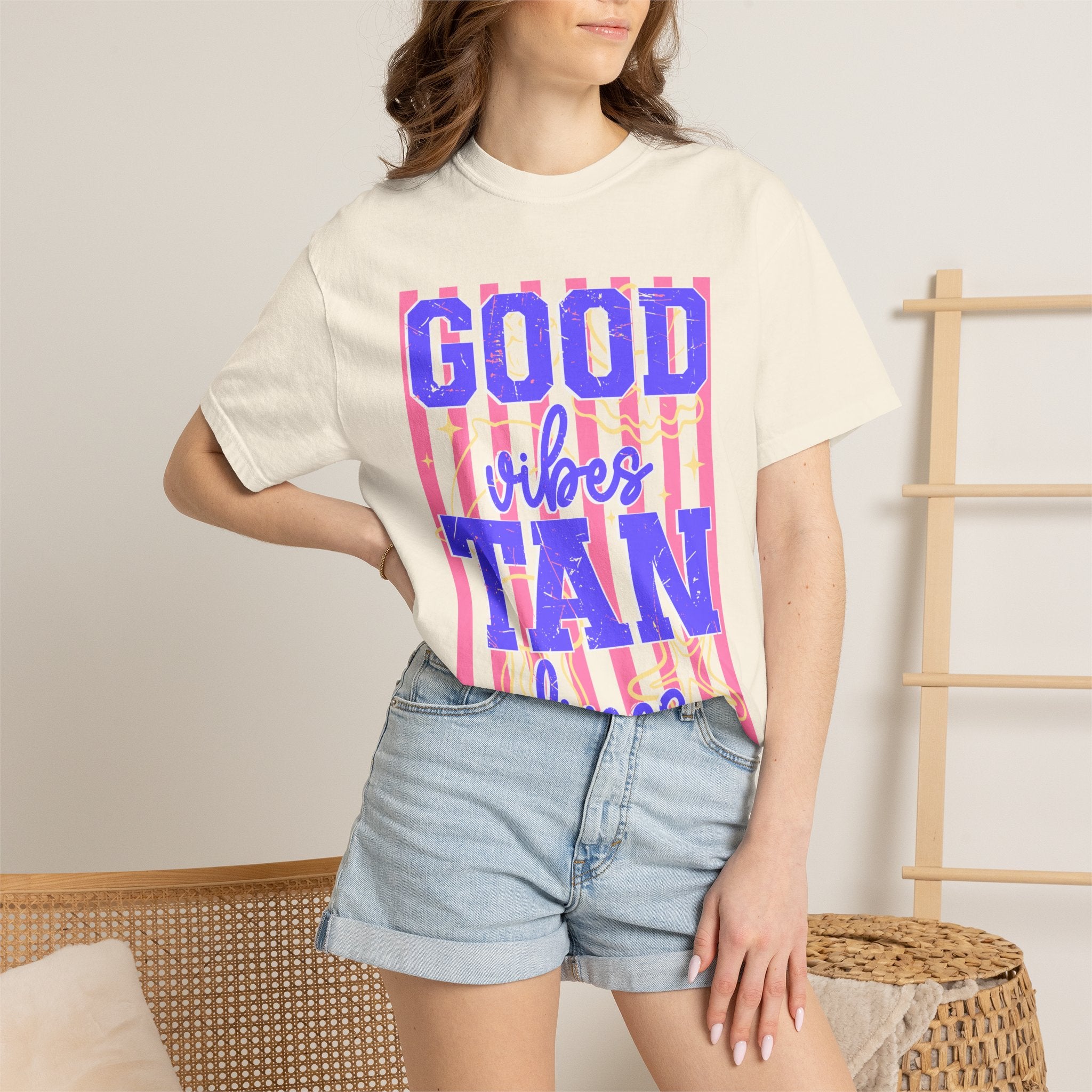 Good Vibes Tan Lines T-Shirt