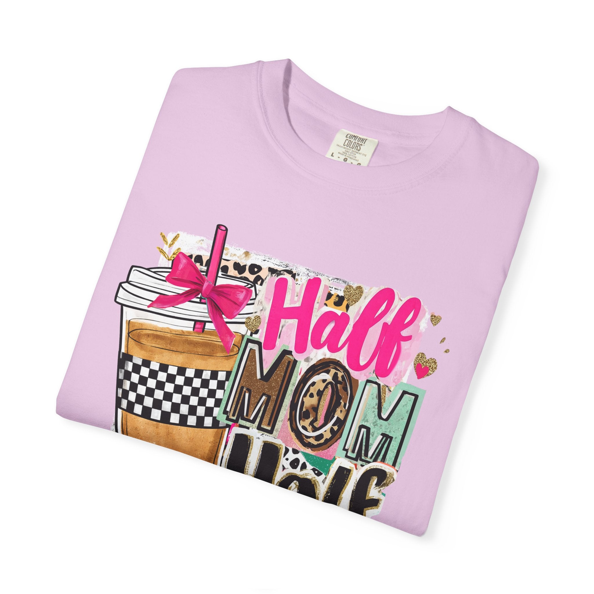 Half Mom Half Coffee T-Shirt